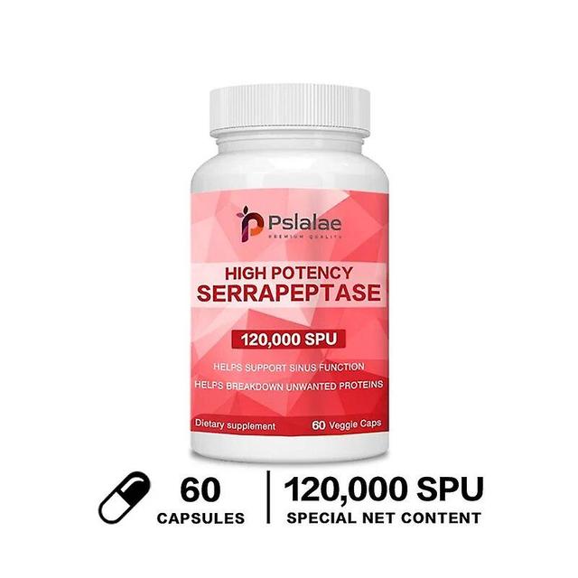 Visgaler High Potency Serratiopeptidase Promotes Healthy Sinus And Respiratory Tract Function And A Healthy Immune Response 60 Capsules on Productcaster.