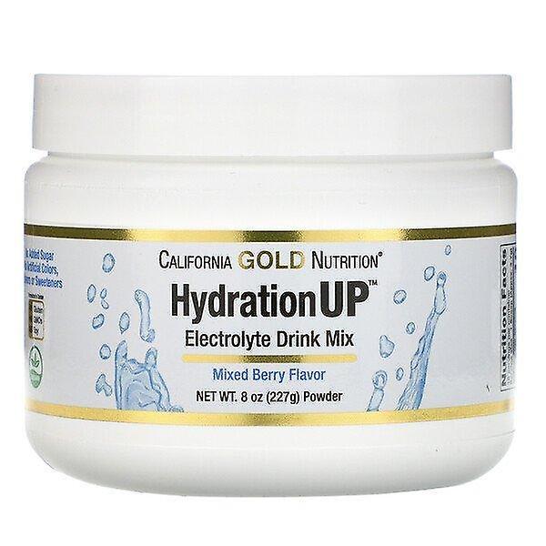 California Gold Nutrition, HydrationUP, Electrolyte Drink Mix Powder, Mixed Berry, 8 oz (227 g) on Productcaster.