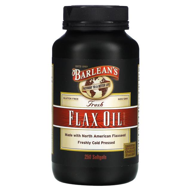 Barlean's, Frisches Flachsöl, 250 Softgels on Productcaster.