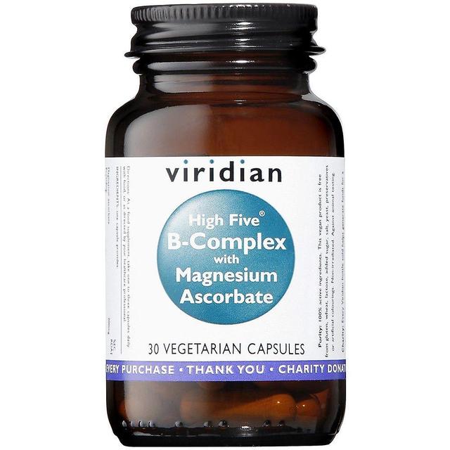 Viridian HIGH FIVE B-Complex + C-vitamin kapsler 30 (250) on Productcaster.