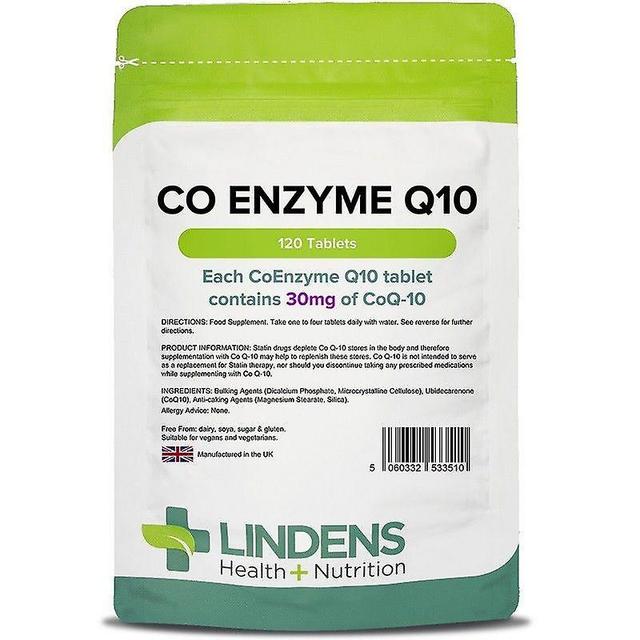 Lindens CoEnzyme Q10 30mg Tabletas 120 (3510) on Productcaster.