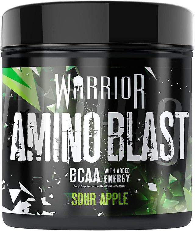 270g Warrior Amino Blast BCAA Protein Powder Muscle Gainer Supplement Sour Apple on Productcaster.