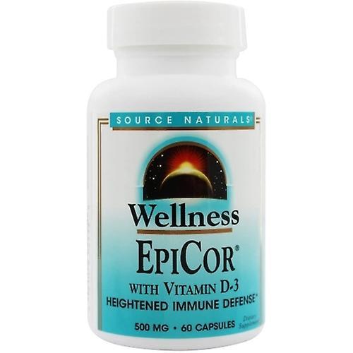 Source Naturals Fonte Naturals Epicor con vitamina D-3, 500 mg, 60 capsule (Confezione da 3) on Productcaster.