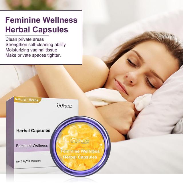 EELHOE Feminine Care Capsules à base de plantes pour traiter et soulager les démangeaisons et l’inconfort corporels, nettoyer et sentir 1PCS on Productcaster.