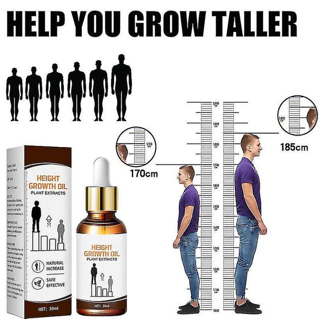 Height Booster Drops, Height Growth Oil For Promote Adolescent Bone Growth, Foot Massage Oil For Plantar Acupoints, Reach Your Maximum Height 1Pcs on Productcaster.