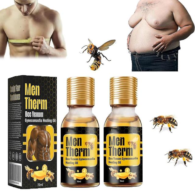 2pcs Hommes Therm Bee Venom Gynecomastia Huile Chauffante faire défaut on Productcaster.