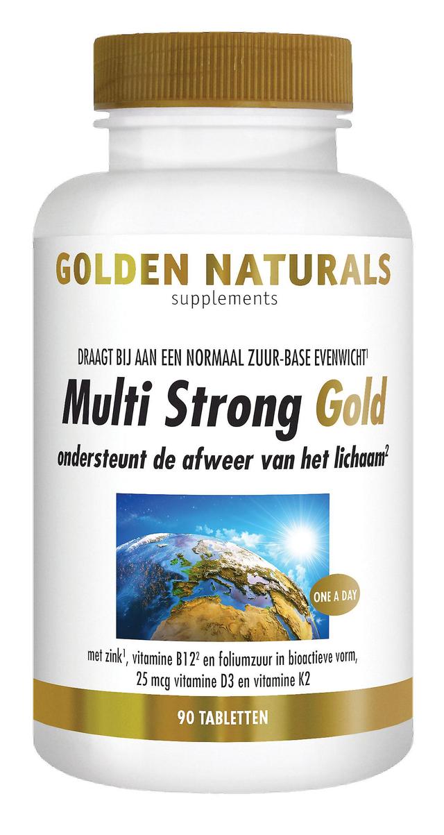 Golden Naturals Multi Strong Gold (90 vegetarian tablets) on Productcaster.