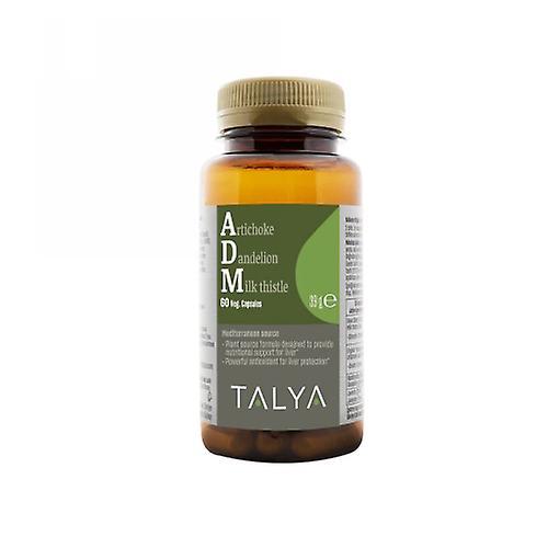 Talya ADM (Artichoke-Dandelion-Milk Thistle), 60 Veg Caps (Pack of 1) on Productcaster.