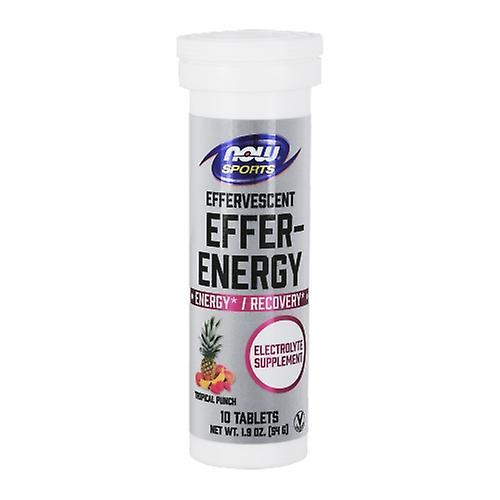 Now Foods Effer-Energy Tropical Punch, 10 Tabs (Pack of 1) on Productcaster.