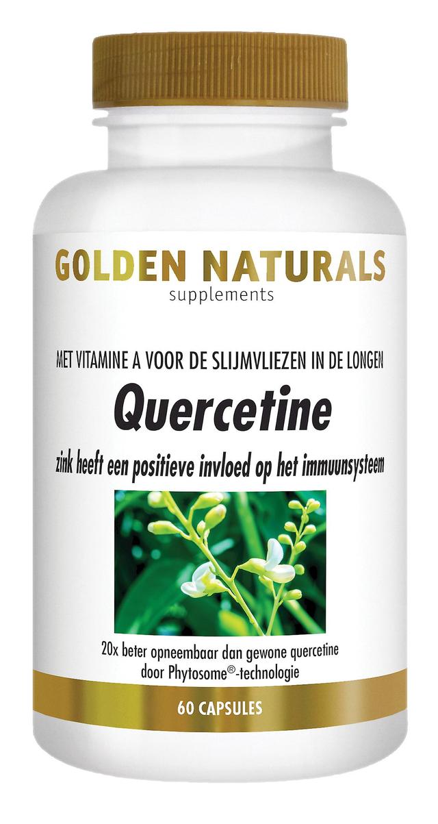 Golden Naturals Quercetin (60 veganske kapsler) on Productcaster.