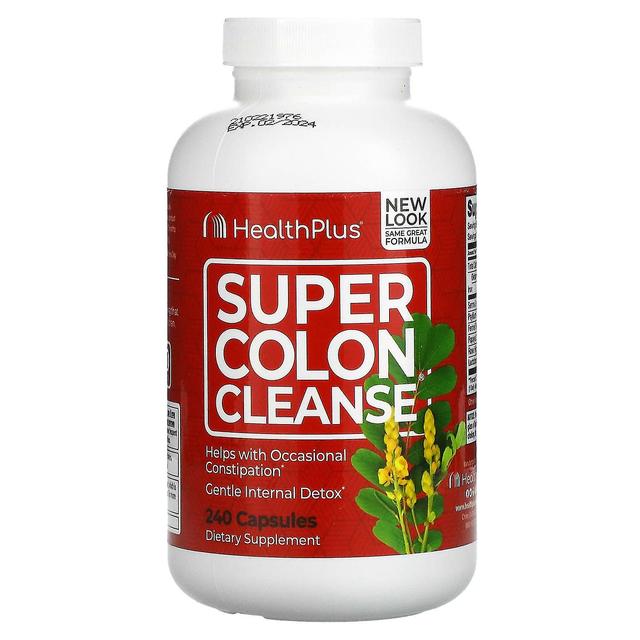 Health Plus Inc. Health Plus Inc., Super Colon Cleanse, 240 kapslar on Productcaster.