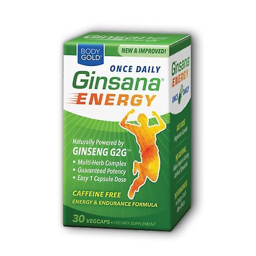 Body Gold Ginsana Energy, 30 Count (Pack of 6) on Productcaster.