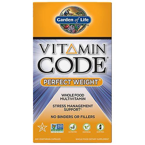 Code de vitamines Garden of Life, Formule De poids parfait 240 capsules (Paquet de 6) on Productcaster.