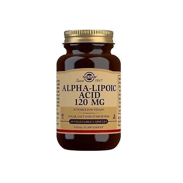 Solgar Alpha Lipoic Acid 120mg Vegicaps 60 (12536280) on Productcaster.