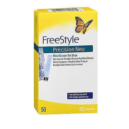 Freestyle Freestyle Precision Neo Blood Glucose Test Strips, 50 Each (pack Of 1) on Productcaster.