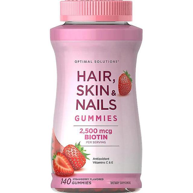 Biotin Hair, Skin & Nails, Multivitamin Supplement, Strawberry Gummies, 60 Capsules 1pc on Productcaster.