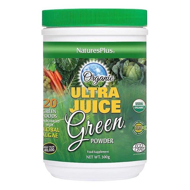 Nature's Plus Ultra Juice Organic Green Drink 300g (37747) on Productcaster.