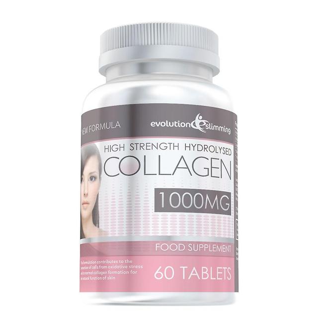 Evolution Slimming Idrolizzato di collagene ad alta resistenza 1.000 mg per capelli, pelle e unghie + vitamina C - 60 compresse - pelle e la salute... on Productcaster.