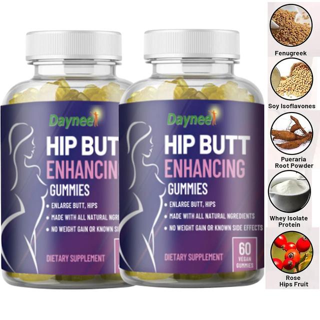 60 Buttocks And Buttocks Enhancement Gummies - Dietary Supplement For Increasing Buttocks Curves - Buttocks 2PCS on Productcaster.