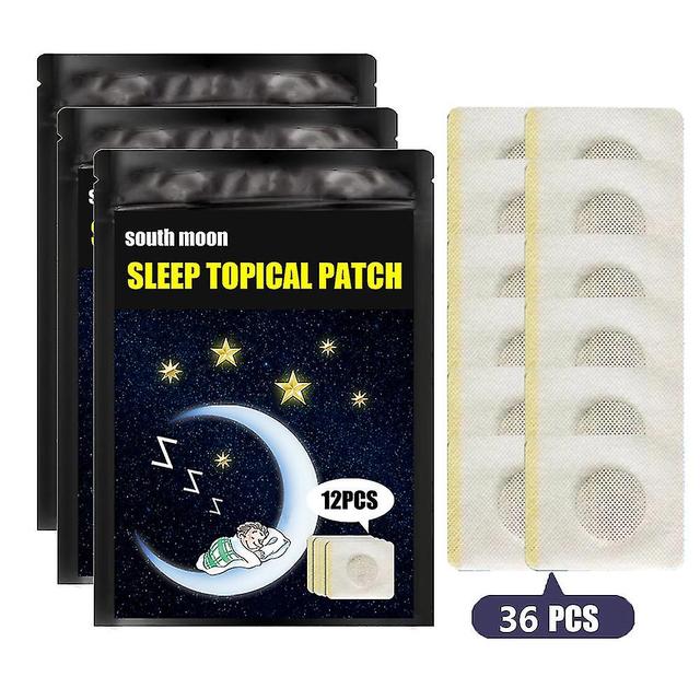 1-36pcs Insomnia Treatment Sleep Aid Patch Relieve Anxiety Headache Neurasthenia Soothing Plaster Body Relaxing Help Sleeping Patch 3pcs on Productcaster.