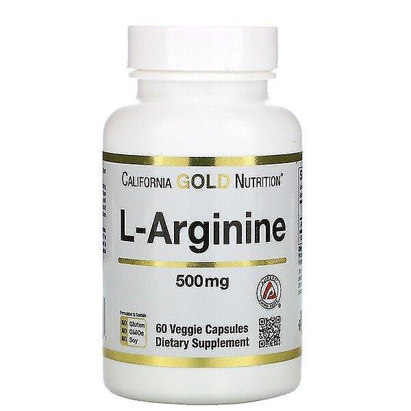 California Gold Nutrition, L-Arginin, AjiPure, 500 mg, 60 vegetarische Kapseln on Productcaster.