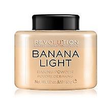 Makeup Revolution - Loose Baking Powder Banana Light - Transparent powder 32.0 g on Productcaster.