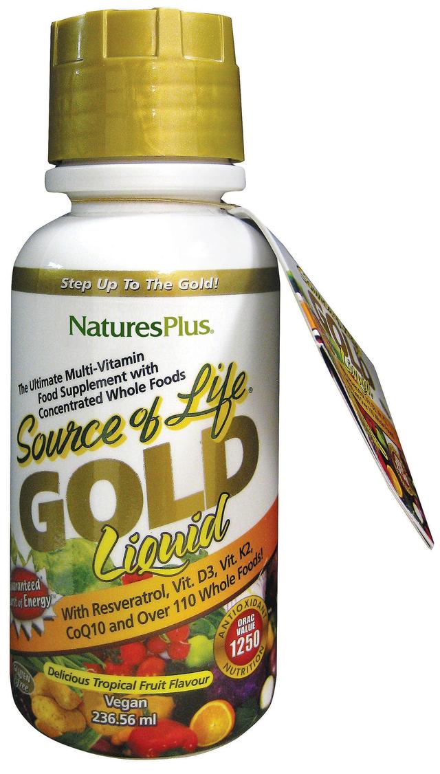 Nature's Plus Die Plus-Quelle des Lebens der Natur Gold Liquid 236ml on Productcaster.