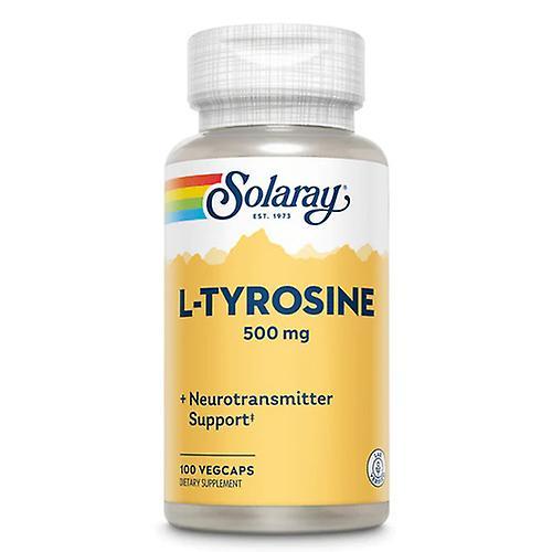 Solaray L-Tyrosine,500 mg,100 Caps (Pack of 4) on Productcaster.