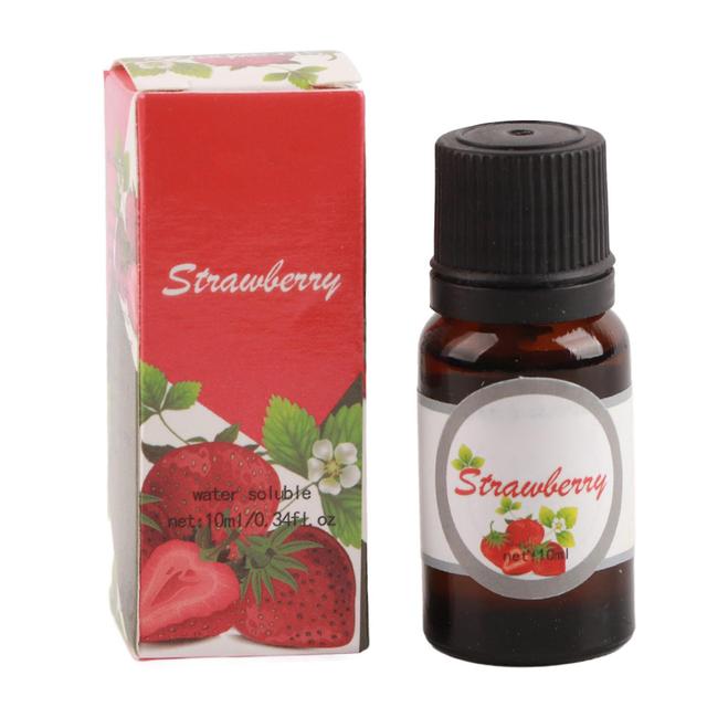 10ml Natural Fragrant Aromatherapy Watersoluble Essential Oil Relieve Fatigue Improve Sleep 01 Strawberry on Productcaster.