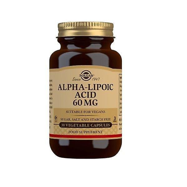 Solgar Alpha-Liponsäure 60mg Vegicaps 30 (12536249) on Productcaster.