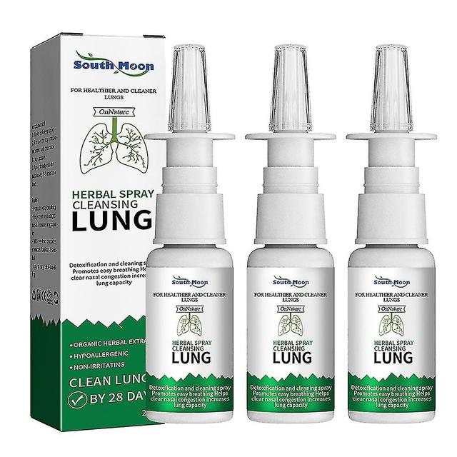 3st Lung Detox Herbal Cleanser Spray för rökare Klar nästäppa 20ml on Productcaster.