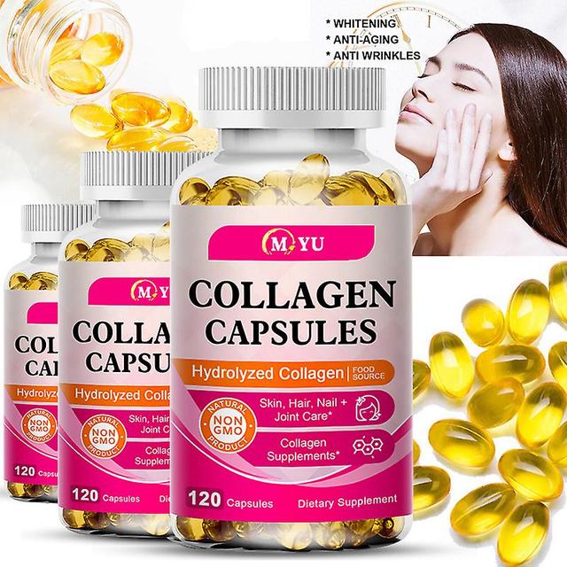 Vorallme Hydrolyzed Collagen Capsules Support Skin&joint& Hair & Nails Health Anti-aging Nutritional Supplements For Women 60PCS A bottle on Productcaster.