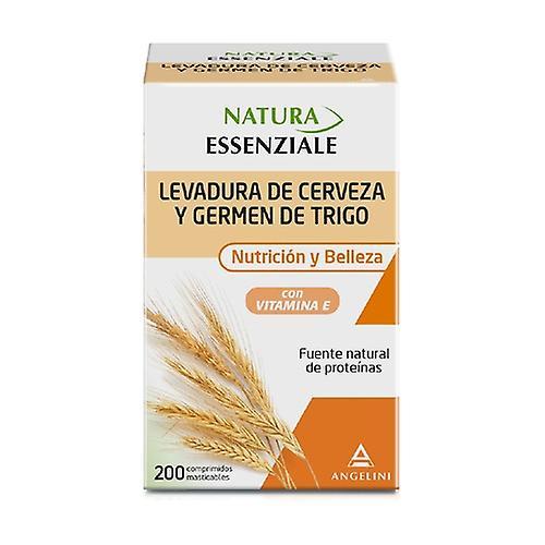 Natura Essenziale Brewer's yeast and wheat germ 200 chewable tablets on Productcaster.