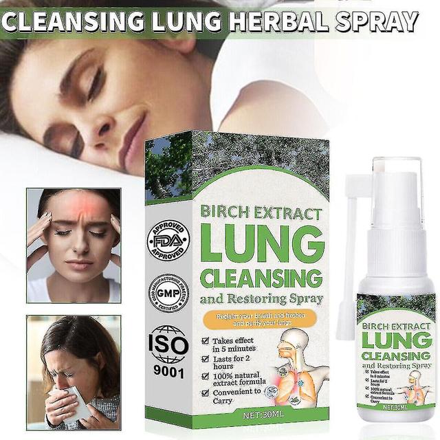 Naturlægemidler Lung Clearing og reparation Spray For Lung Health Essence Drops on Productcaster.