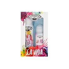 Cuba - La Vida Gift set EDP 100 ml and deodorant (roll-on) 50 ml 100ml on Productcaster.