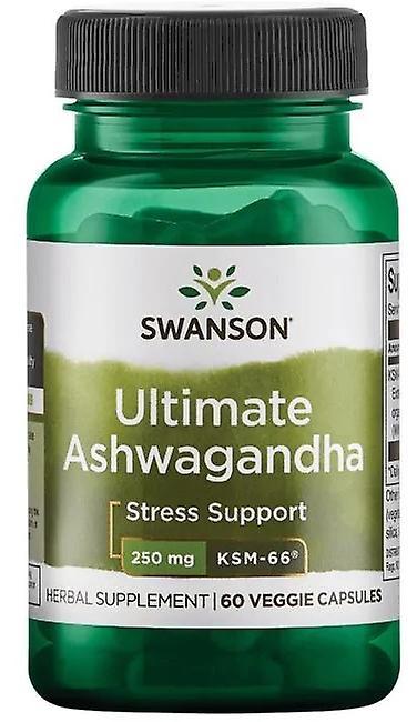 Swanson Ultimate Ashwagandha Ksm 66 250 mg 60 Kapsułki on Productcaster.