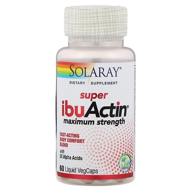 Solaray super ibuactin, maximum strength, 60 liquid vegcaps on Productcaster.