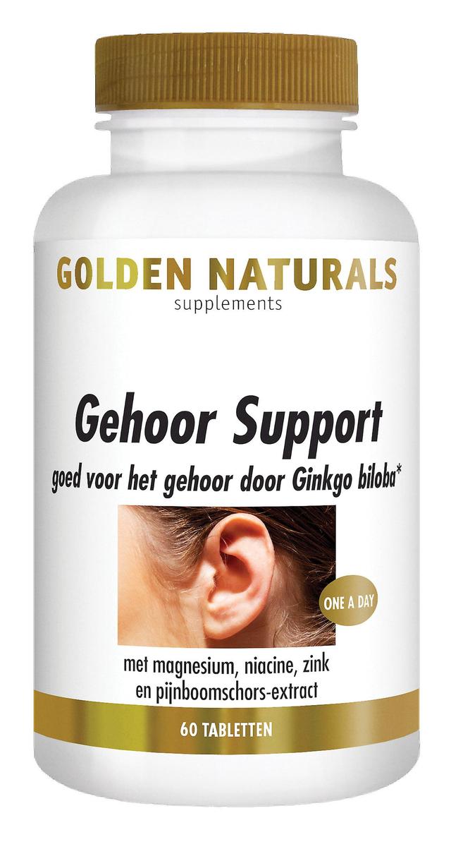 Golden Naturals Hearing Support (60 vegan tablets) on Productcaster.