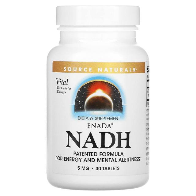 Source Naturals, ENADA NADH, 5 mg, 30 Tablets on Productcaster.