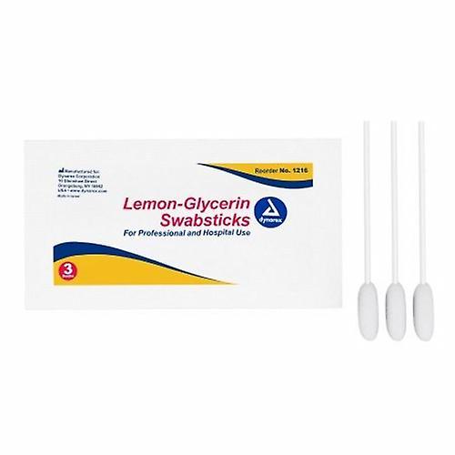 Dynarex Oral Swabstick Limão Glicerina, Contagem de 25 (Embalagem de 1) on Productcaster.