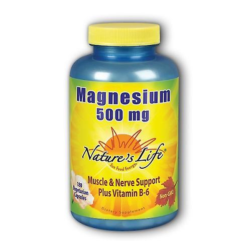 Nature's Life Magnesium,500 mg,180 caps (Pack de 4) on Productcaster.