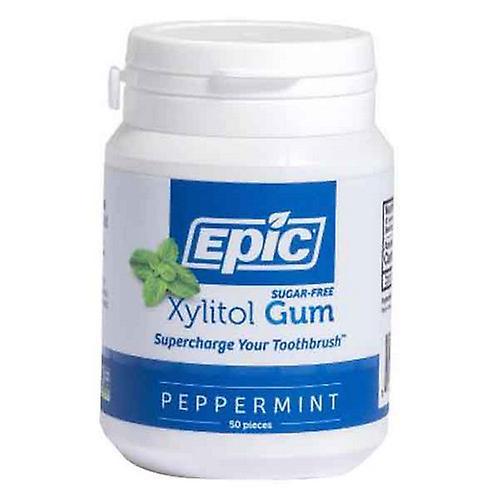 Epic Dental Goma de xilitol dental Epic, menta 50 ct (Pack de 1) on Productcaster.