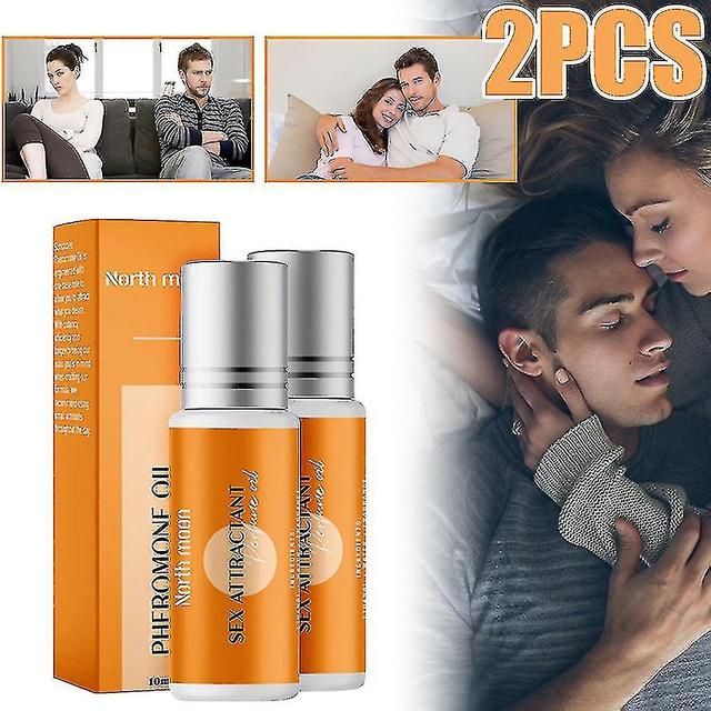 Rollerball parfyme for menn og kvinner par Dating Rollerball Perfume Staying Fragrance Release Charm Perfume 2pcs on Productcaster.