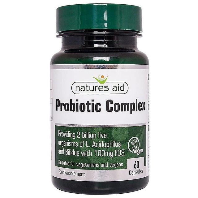 Natures Aid Nature's Aid Probiotic Complex (with Bifidus and FOS) Capsules 60 (124420) on Productcaster.