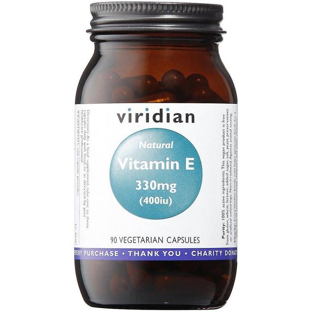 Viridian Vitamin E 400IU Veg Caps 90 (297) on Productcaster.