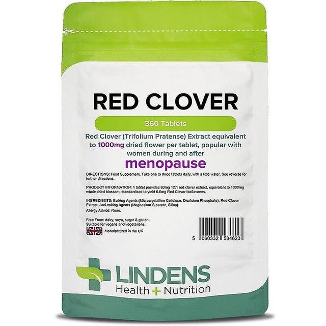 Lindens Red Clover 1000mg Tablets 360 (4623) on Productcaster.