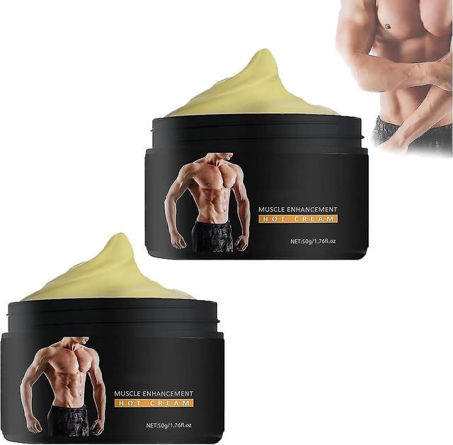 Muscle Pump Creatine Monohydrate Cream, Sculpting Cream For Men, Muscle Enhancer Cream, Sweat And Fat Burning Cream 2pcs on Productcaster.