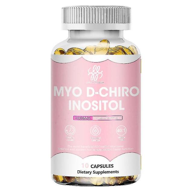 Tib Myo-inositol & D-chiro Inositol Capsules Hormone Balance & Healthy Ovarian Support For Women -100% All-natural Pcos Supplement 60pcs on Productcaster.