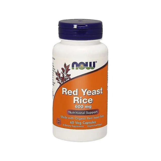 NOW Foods rode gist rijst 600 mg 60 caps. BI8641 on Productcaster.