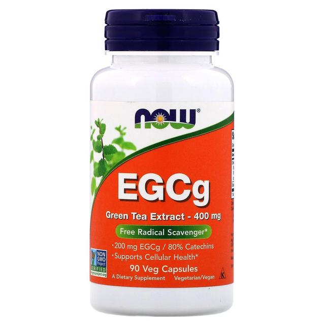 Now Foods, EGCg, vihreän teen uute, 400 mg, 90 kasviskapselia on Productcaster.